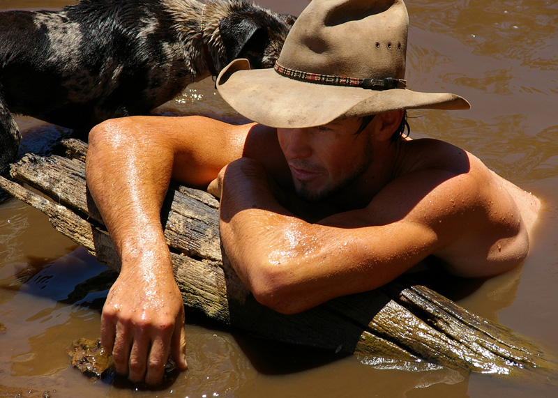 Dip in the Dam with the Dog