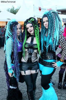 With Ivy and Lana @ Amphi Festival