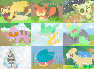 Shiny Hoenn Pokemon Collage