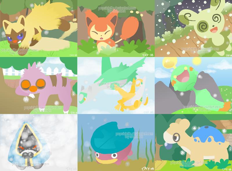 Shiny Hoenn Pokemon Collage