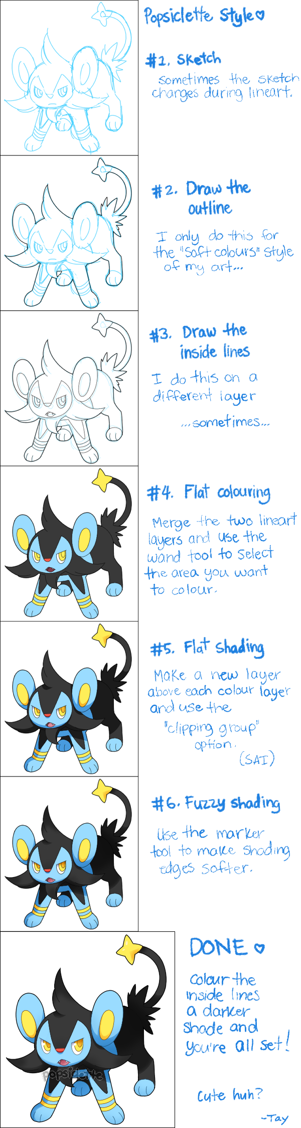 soft colouring tutorial