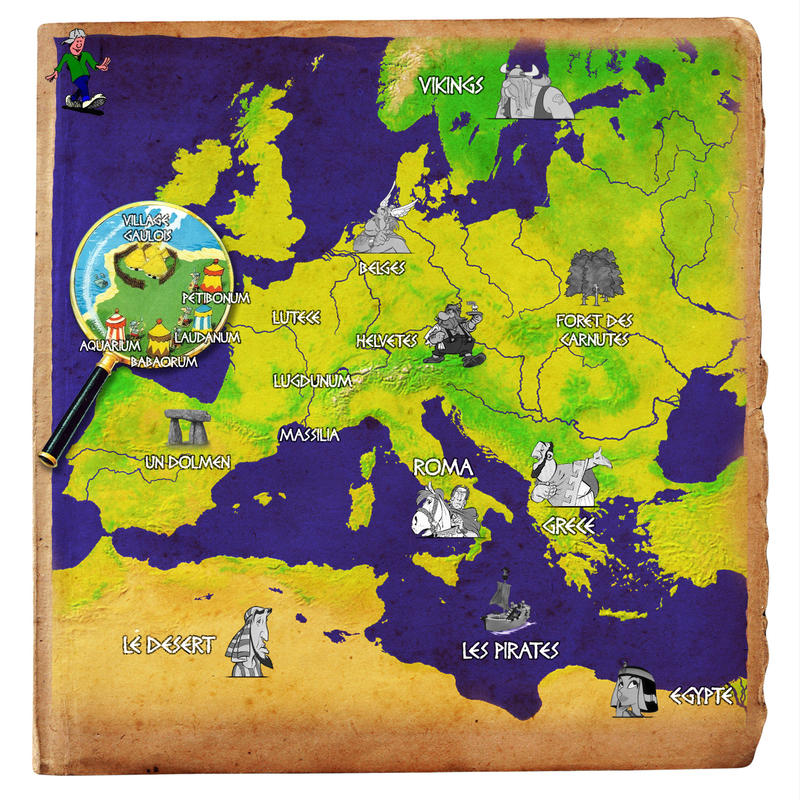 Map Europe - Asterix Theme by Wan-Ka on DeviantArt