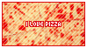 STAMP: I love pizza