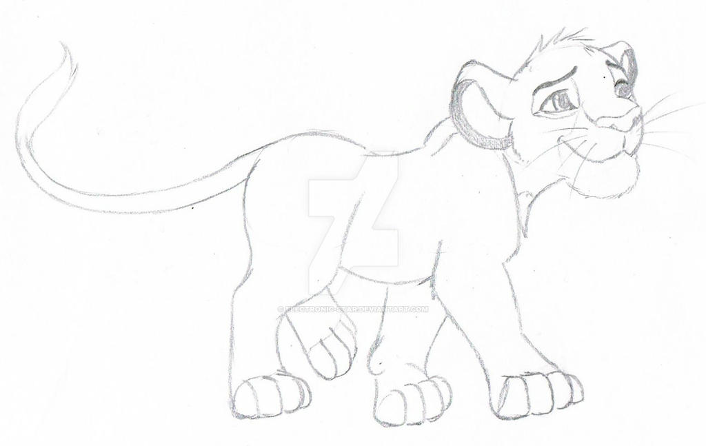 Simba walking by Electronic-Star on DeviantArt