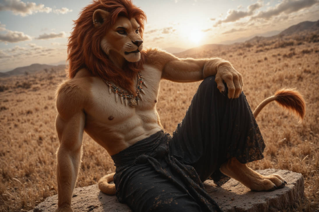 Simba Anthropomorphized Realistic Simba by Loryrudess on DeviantArt