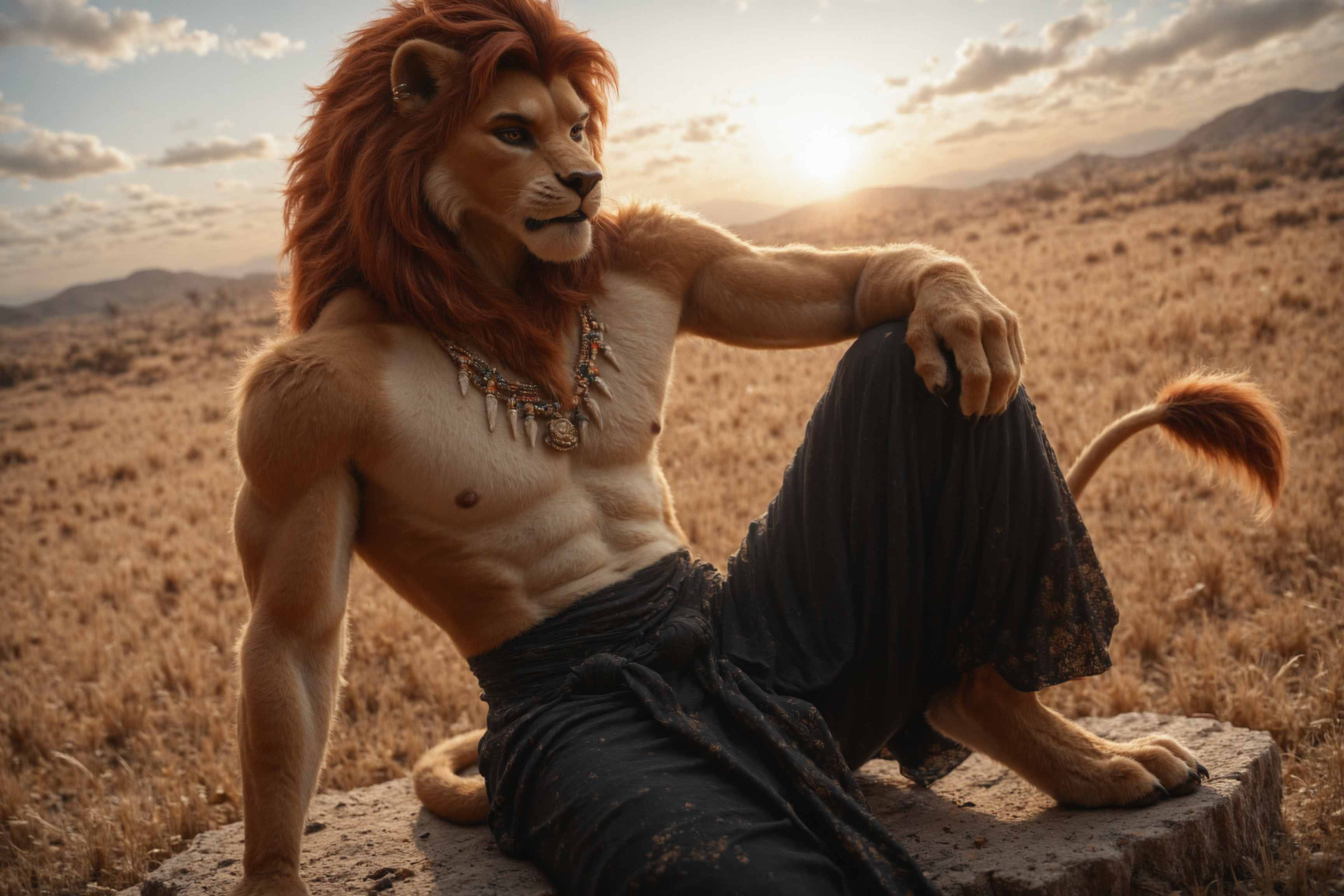 Simba Anthropomorphized Realistic Simba by Loryrudess on DeviantArt