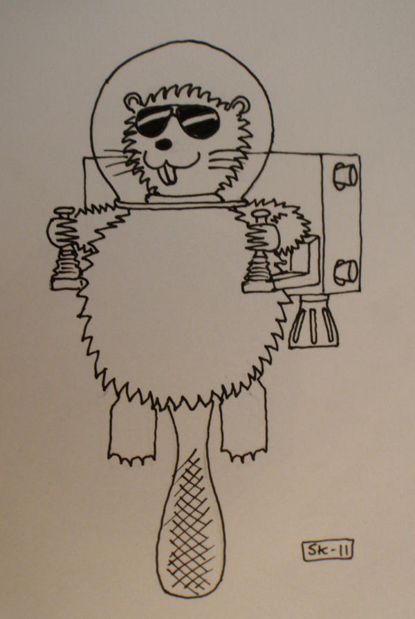 Beaver In Space Space Beaver by Jarlerus on DeviantArt