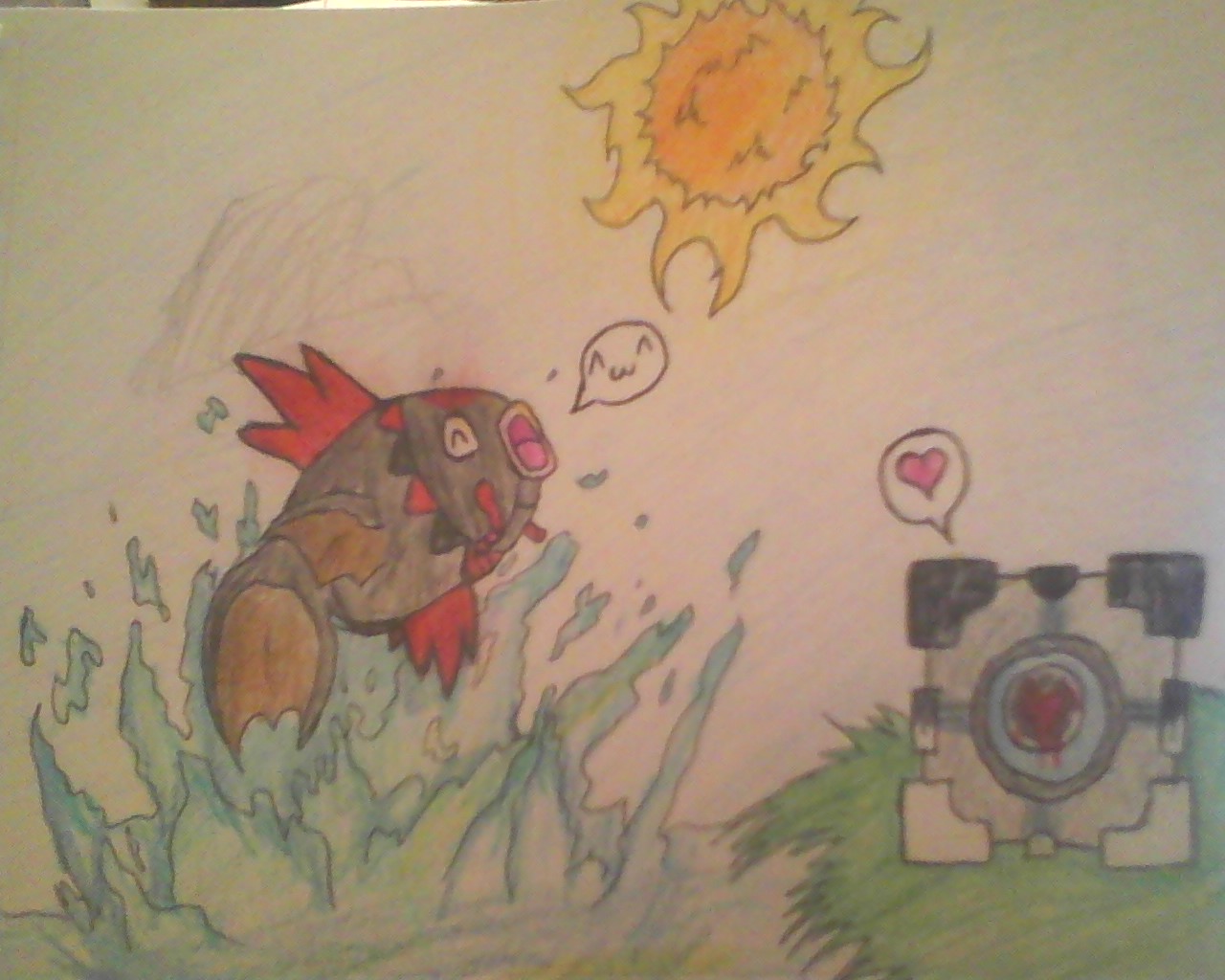 Blacky Cube and Kurotsuki Magikarp