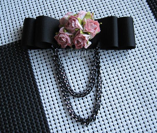 Rose Chain Hairbow