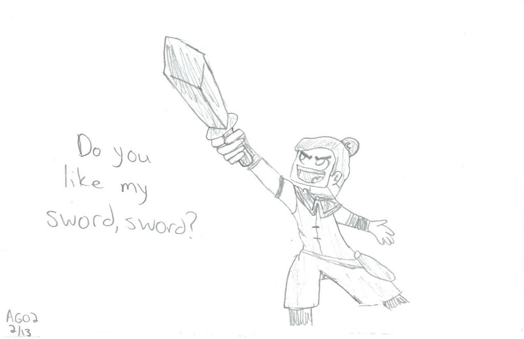 Do You Like My Sword, Sword Sokka by ArtGeek02 on DeviantArt