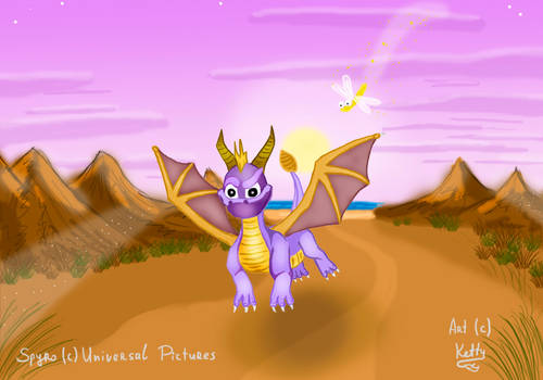 Spyro and his friend Sparx