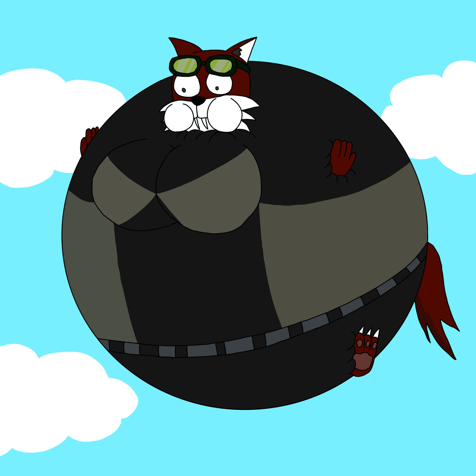 Blimp Inflating (AT) Fuzzle's Blimp Inflation by LukeTheBlueFox on DeviantArt