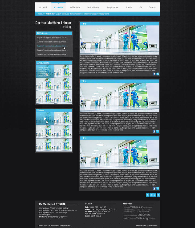 Dr Lebrun Blog by OupahDesign on DeviantArt