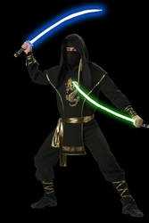 Ninja With Lightsabers