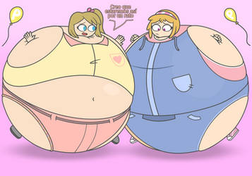 Two round chicas