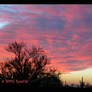 Pink On Blue Cloud Fall Sunset