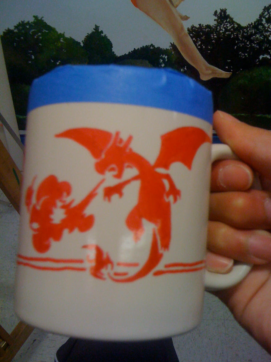 Charizard on a mug