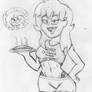 Tomboy Outback's Waitress Cara (Sketch)