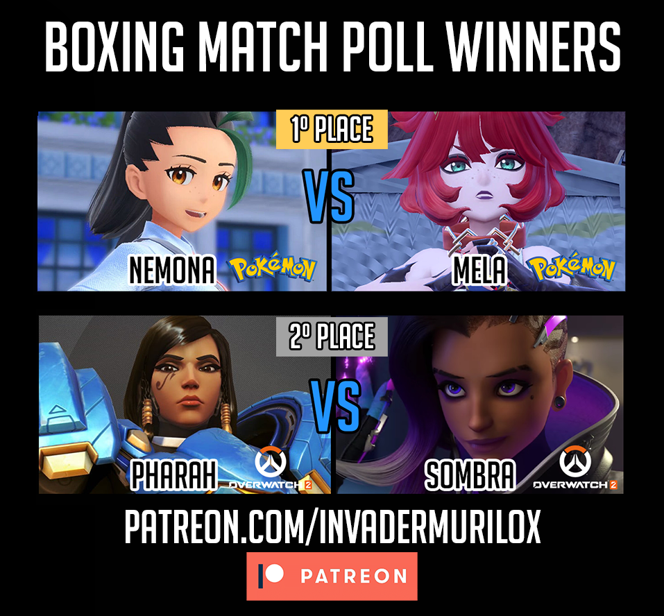 Boxing match poll 3 Winners by InvadermuriloX on DeviantArt