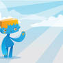 blue bear vector desktop