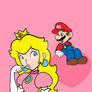 Peach is thinking of Mario