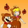Tanooki Mario and Peach