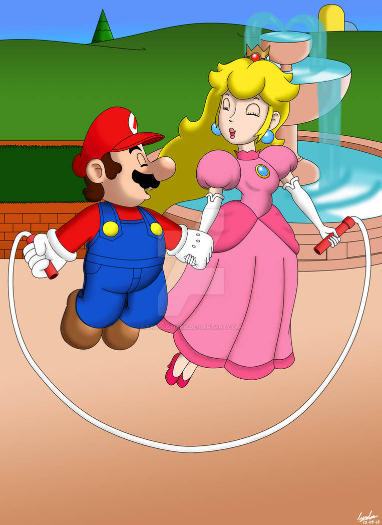 Peach Jump Rope Mario and Peach Skipping rope by FamousMari5 on DeviantArt