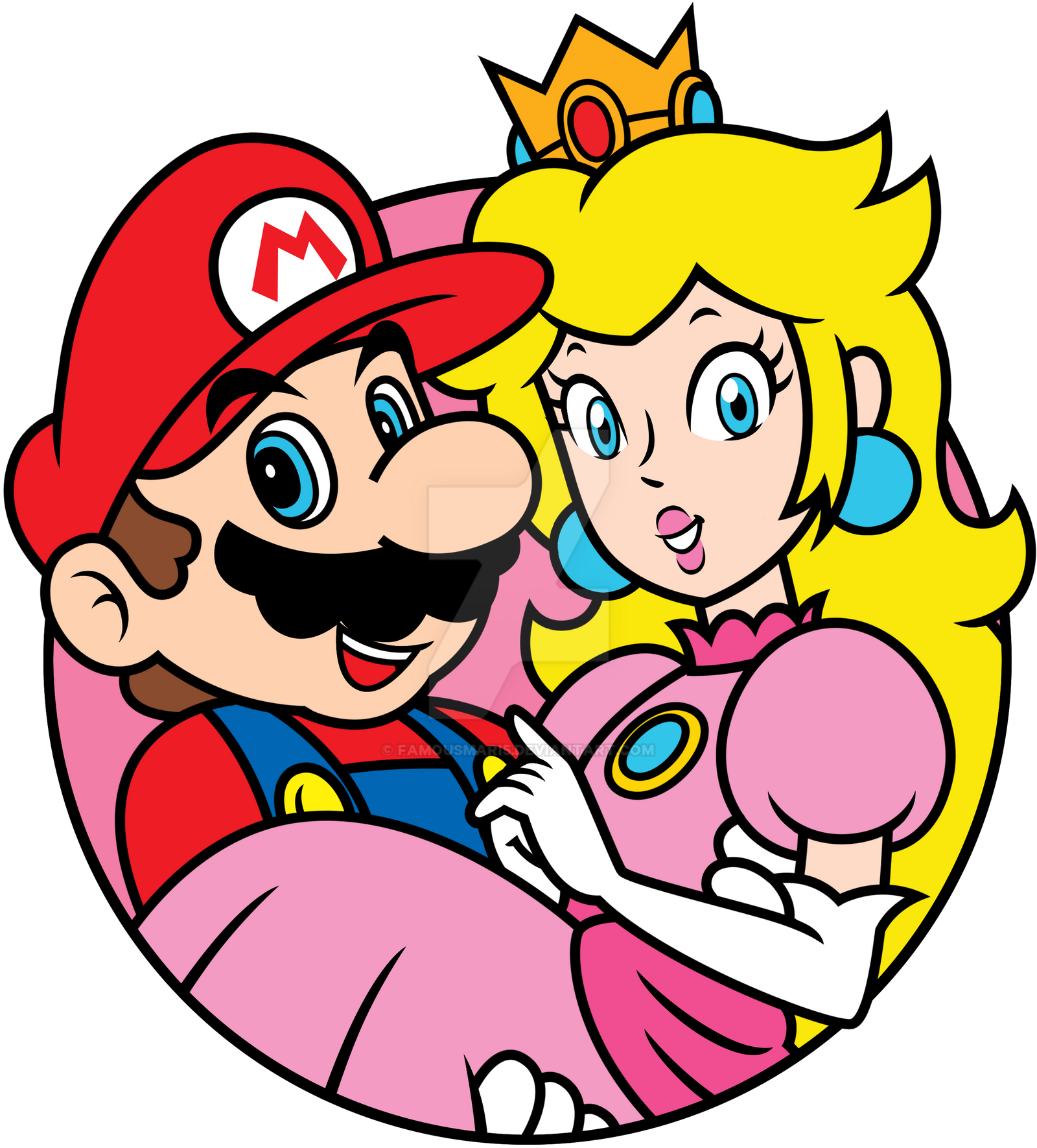 Mario and Peach icon