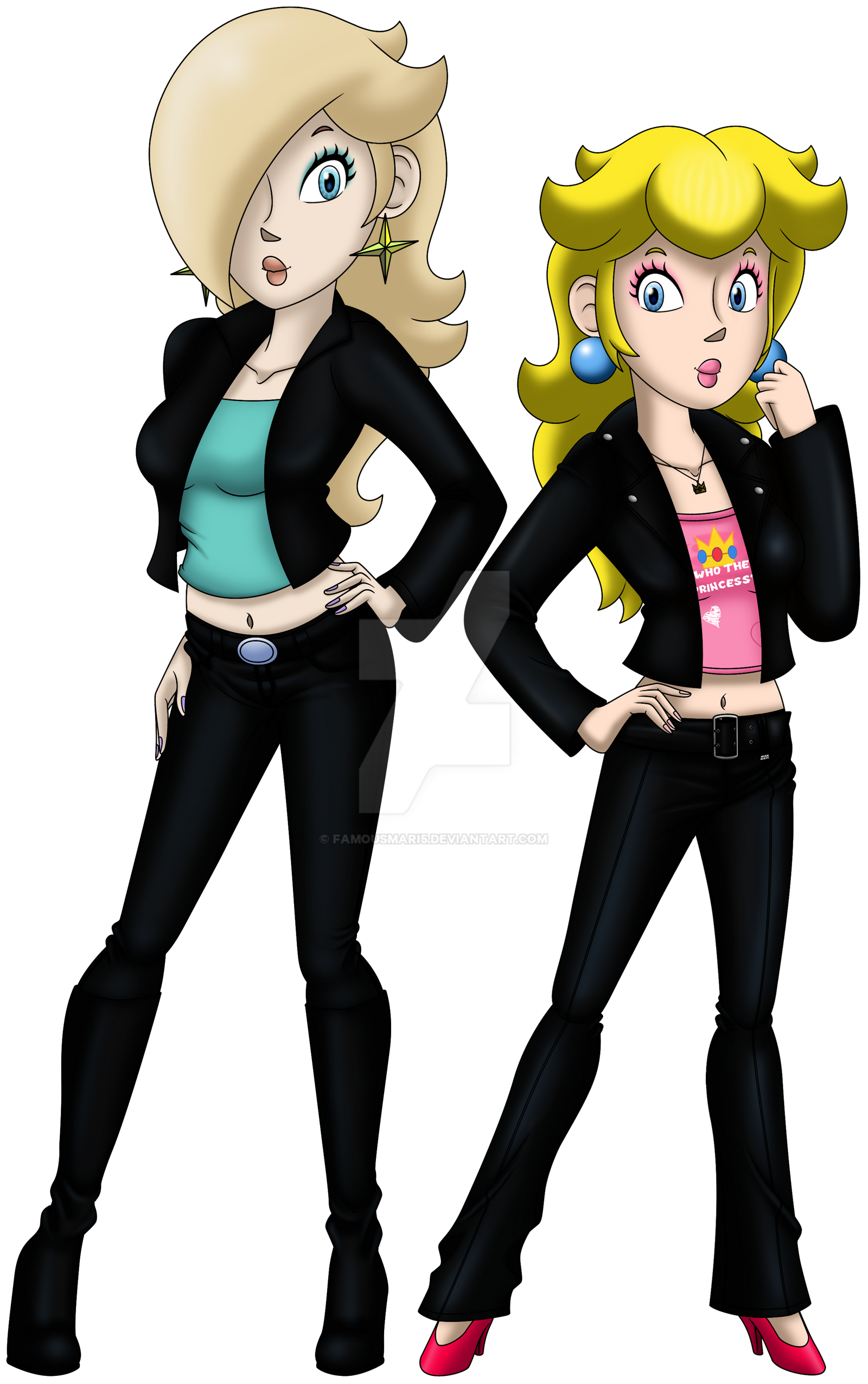 Leather Peach and Rosalina