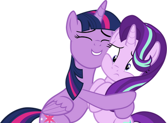 Twilight hugging Starlight