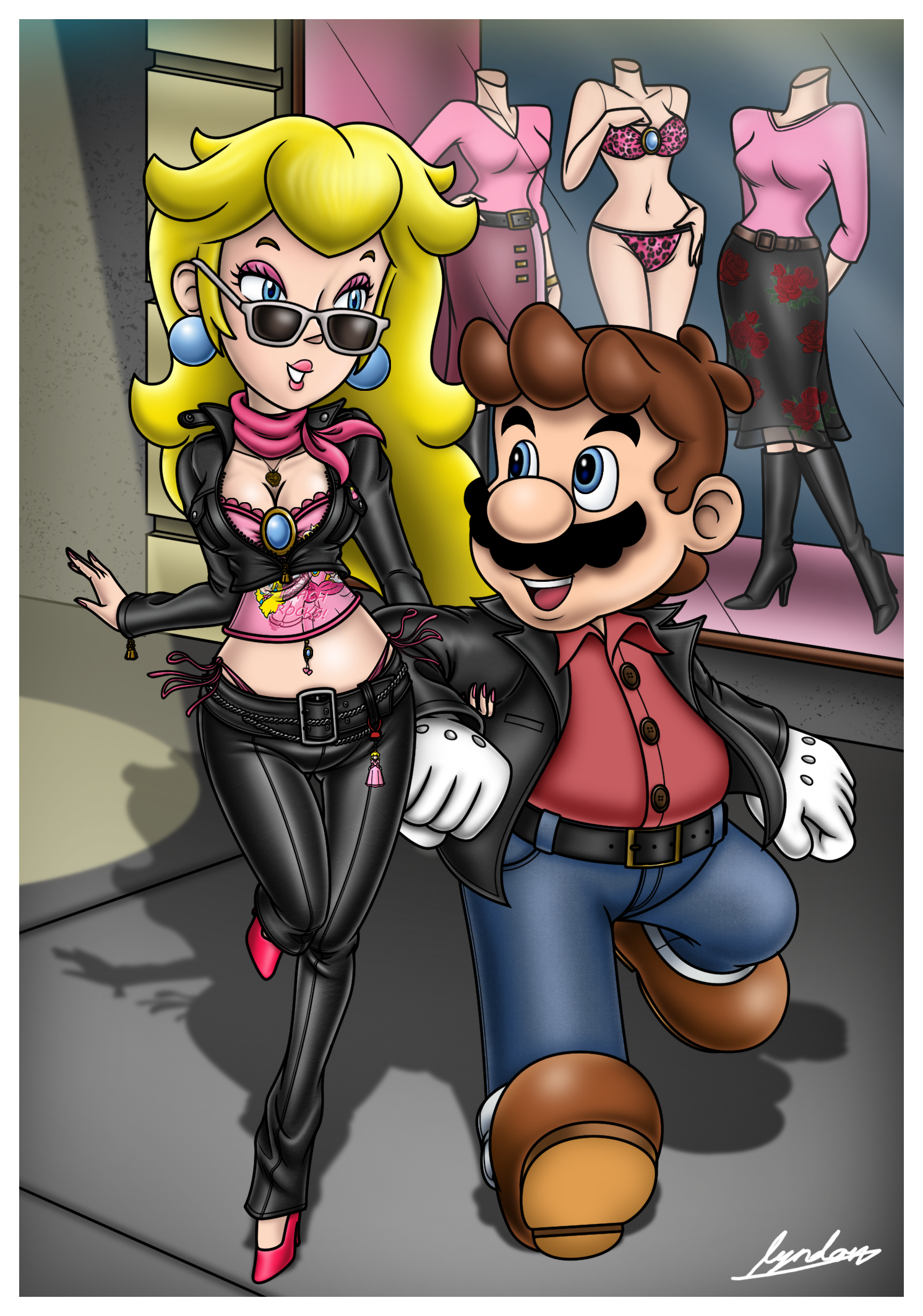 Mario and Peach Crossover by cristalaguamarina on DeviantArt