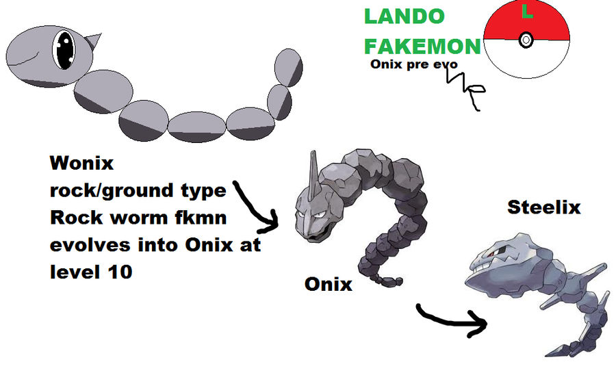 Onix pre evolution: Stonix