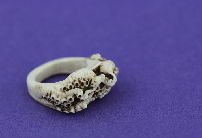 Tentacle Ring Bone Med 2