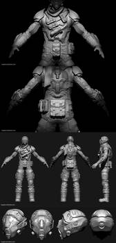 Sci fi soldier model