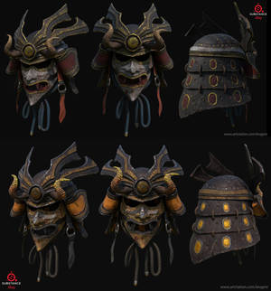 Samurai helm design