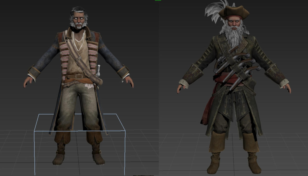 Assassin Creed Black Flag Characters by nicotine-caffeine on DeviantArt