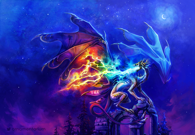 Lightning Dragon by Avokad on DeviantArt