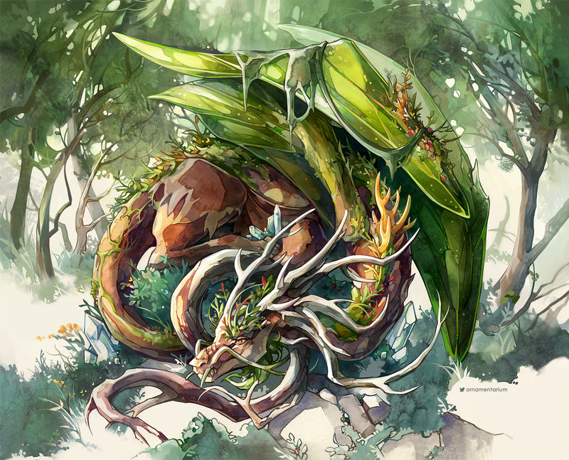 Forest Dragon Java Forest Dragon by Avokad on DeviantArt