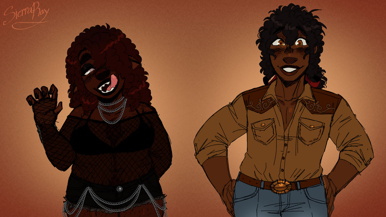 Goth Beans Beanstalked: Goth Girl and Country Boy by RockyBloo on DeviantArt