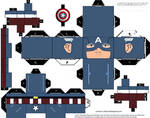 Captain America Cubeecraft (Avengers Version)