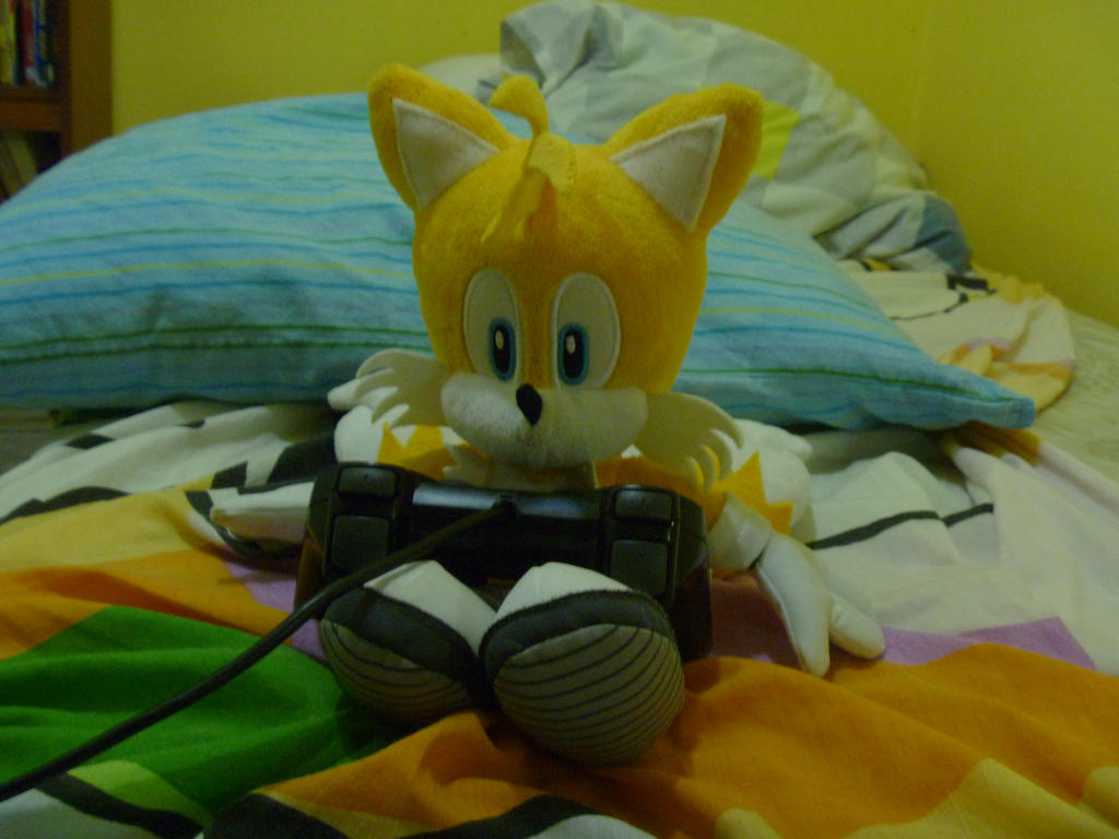 tails playing ps2 part 1!!! by segafangirl2000 on DeviantArt