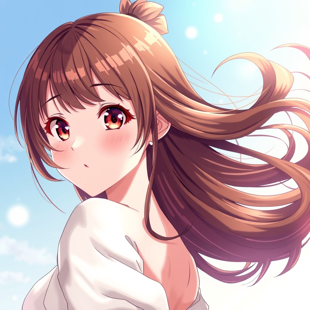 Hair Inflation Brown Hair Woman Inflation Video by adrian24654 on DeviantArt