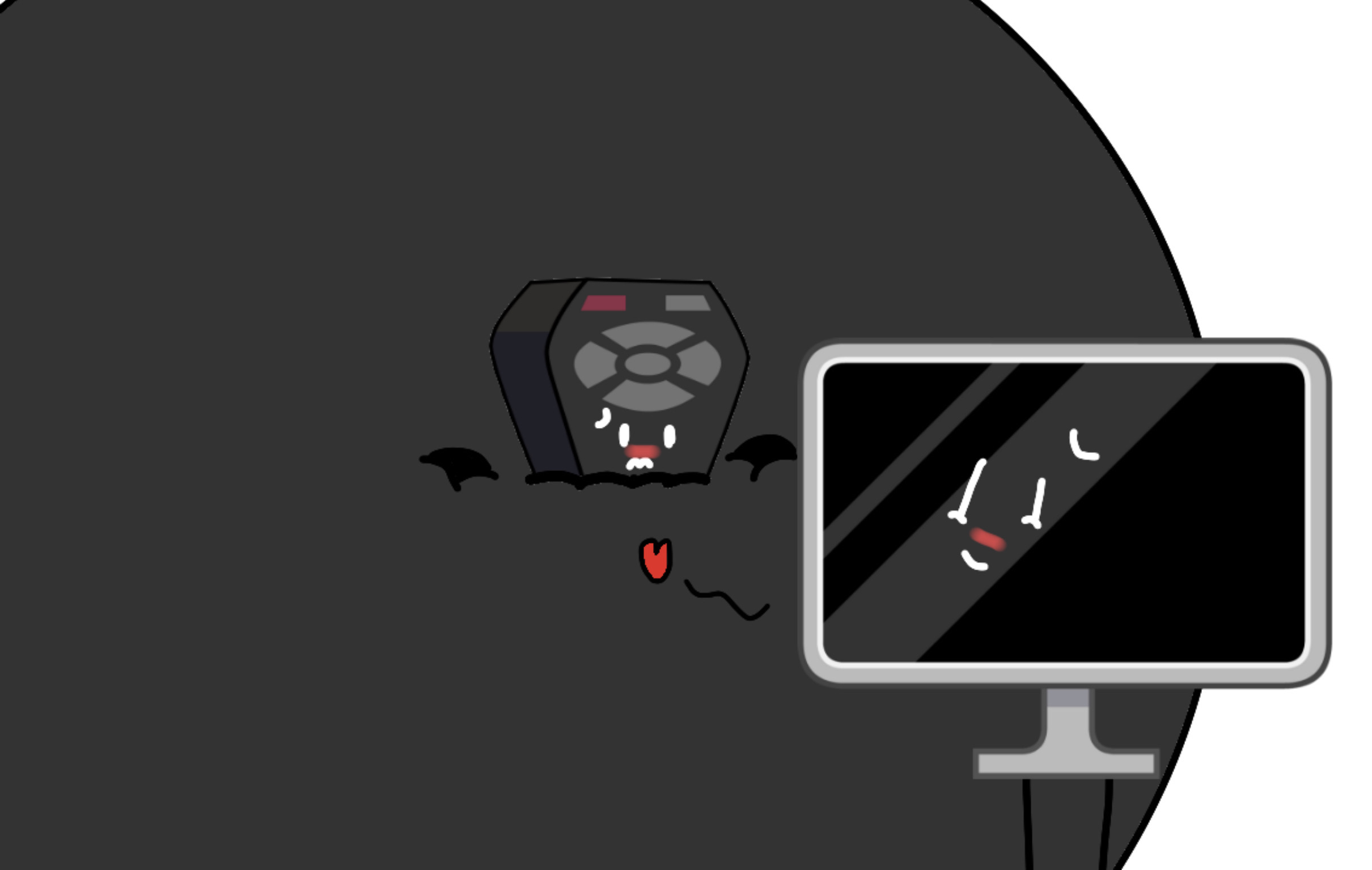 Remote Deviantart Inflated Remote and TV by skelllerzHD on DeviantArt
