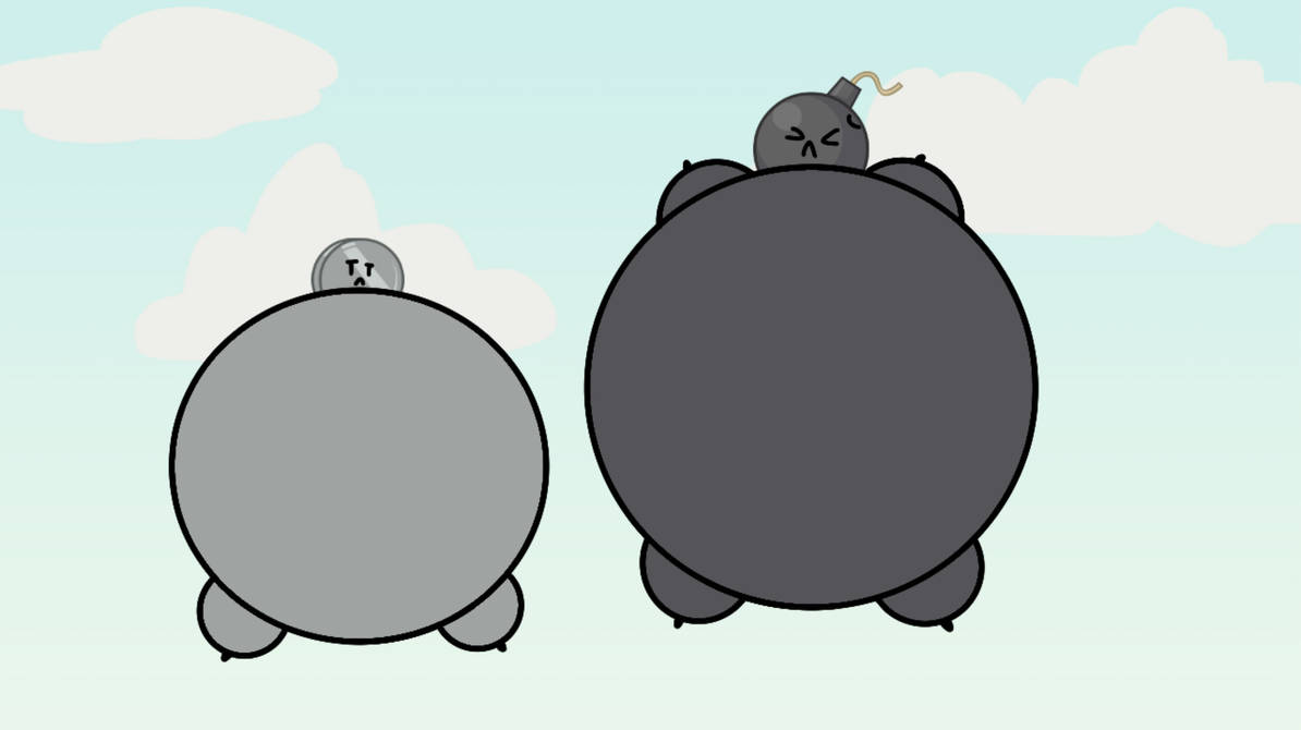 Inflated Bomby and Nickel by skelllerzHD on DeviantArt
