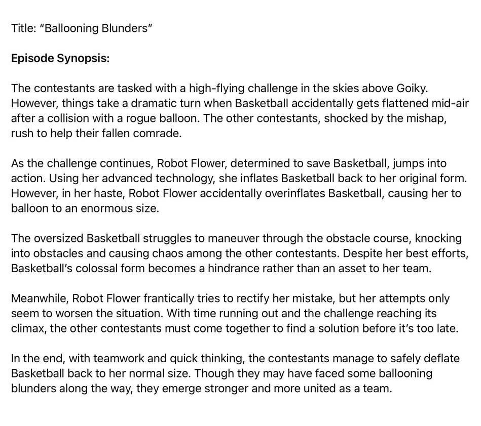 BFDI:TPOT Inflation Episode Ballooning Blunders by skelllerzHD on ...