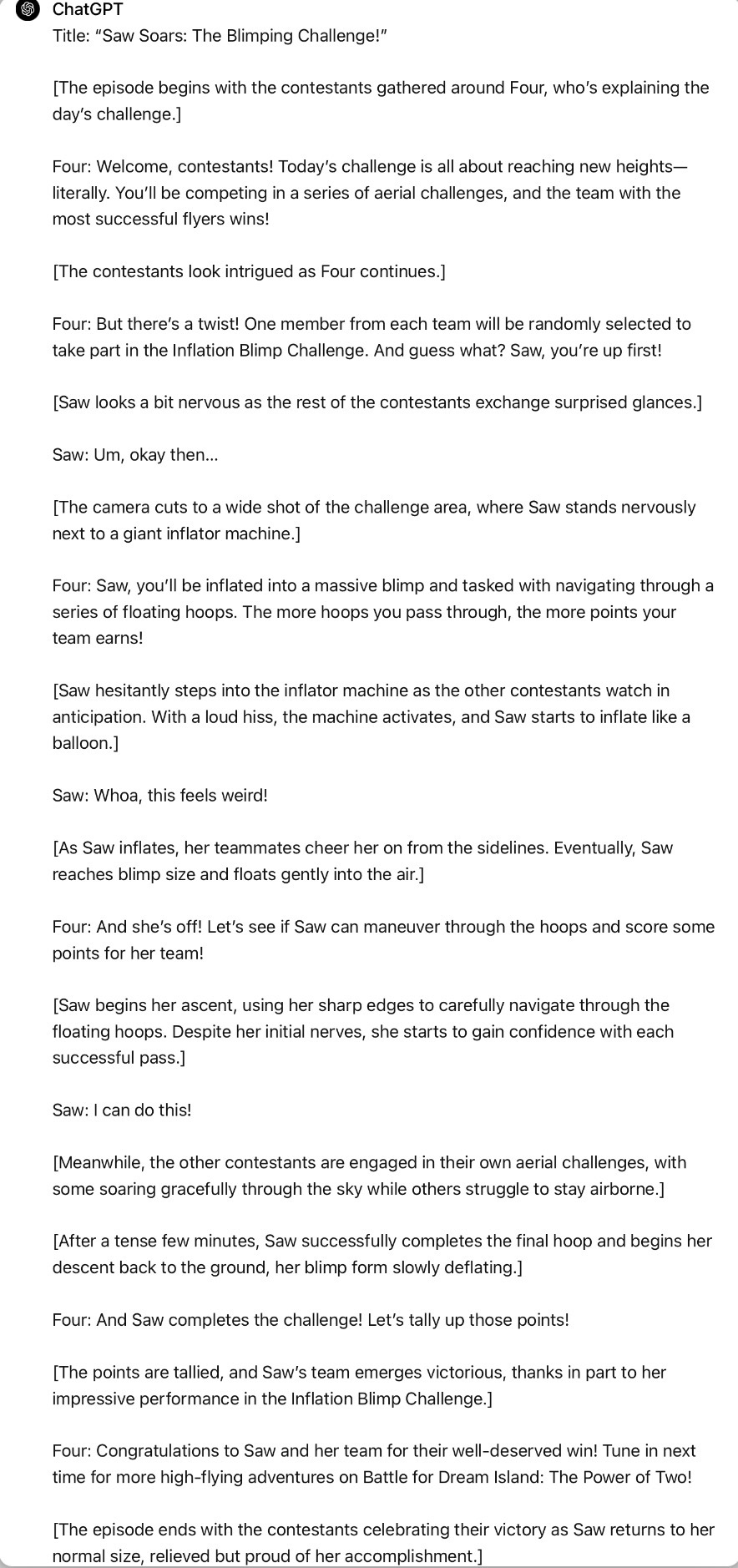 TPOT Inflation episode Saw Soars by skelllerzHD on DeviantArt