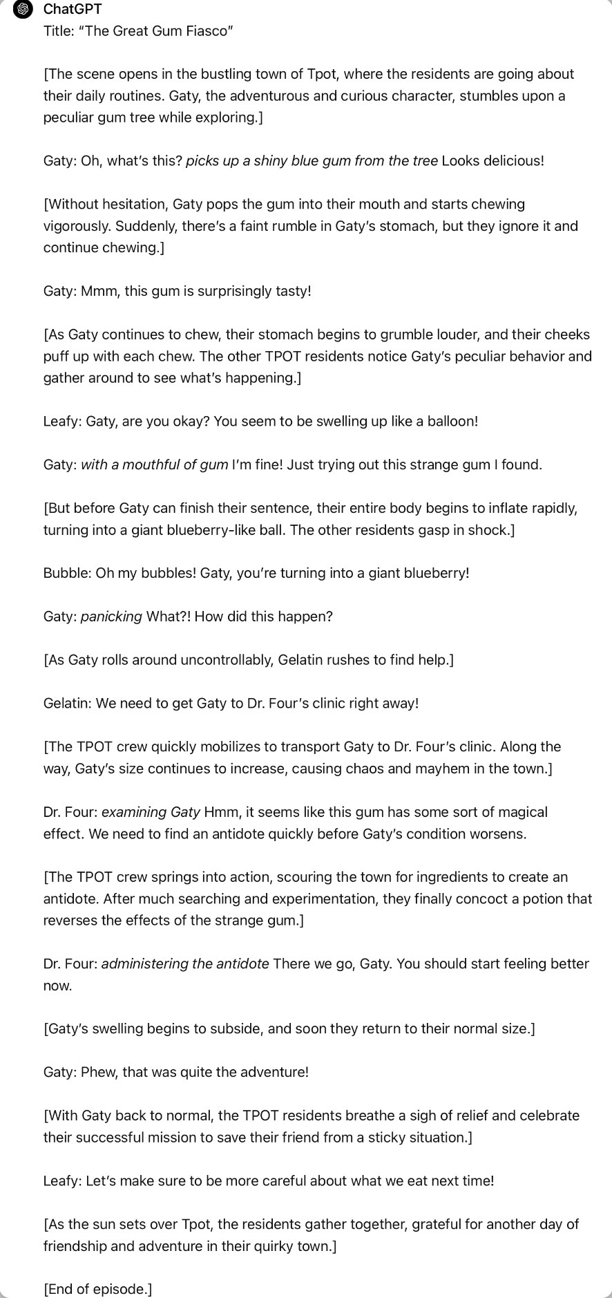 Tpot Two Inflation TPOT Inflation episode The Great Gum Fiasco by skelllerzHD on DeviantArt