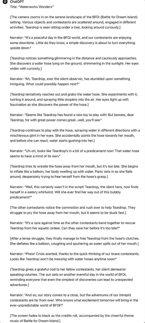 BFDI Inflation Episode Waterworks Wonders by skelllerzHD on DeviantArt