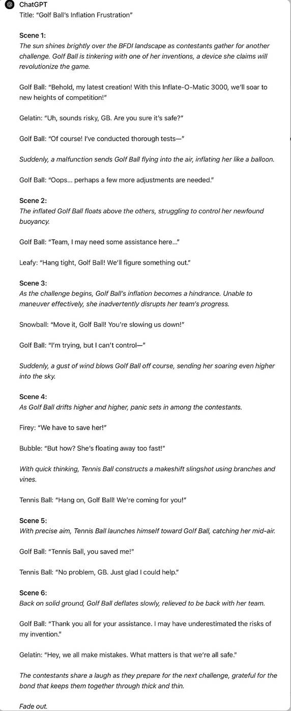 BFDI Inflation episode Golf Balls Inflation by skelllerzHD on DeviantArt