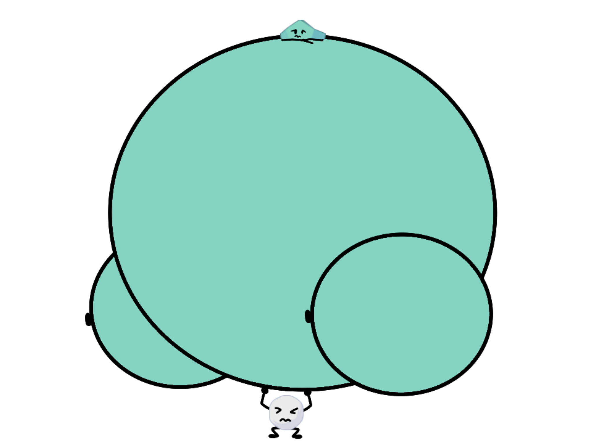 Snowball struggling to lift Foldy by skelllerzHD on DeviantArt